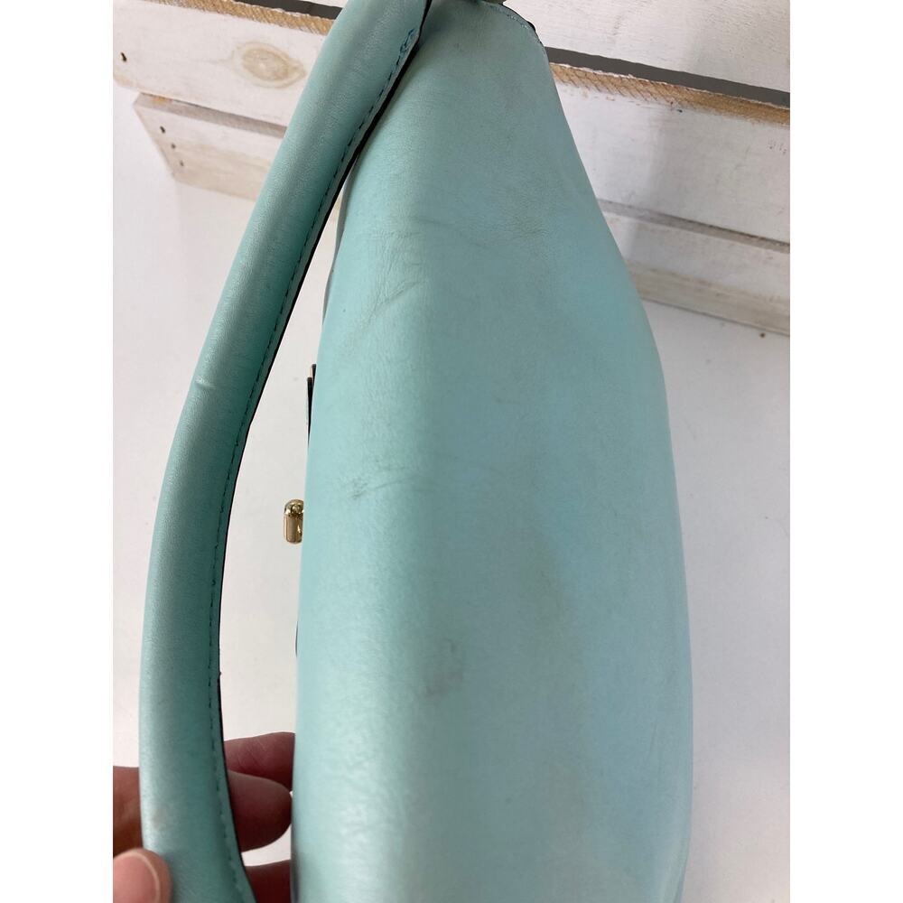 KATE SPADE SMALL LIGHT BLUE SMOOTH LEATHER CROSSBODY BAG - Picture 6 of 16